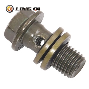 El tornillo de tubo de aceite LING QI M10x1.25 de la bomba de freno es aplicable a vehículos todoterreno, motocicletas todoterreno, karts, etc., aleación de aluminio - Product Image 6