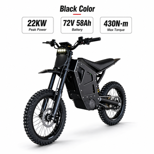 มอเตอร์ไซค์วิบาก<span class=keywords><strong>ไฟ</strong></span>ฟ้า 22KW 72V 58Ah กำลังสูง สำหรับผู้ใหญ่ ขับขี่ออฟโรด โครงอะลูมิเนียมอัลลอย - Product Image 3
