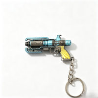 Llavero de Pistola Réplica Mini de 5cm, 19g, Popular para Colección de Cosplay