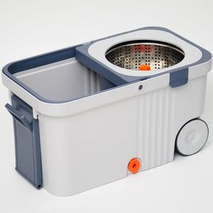 Thiết Kế Mới Chất Lượng Cao Nhà Làm Sạch Di Động Ma Thuật Quay Lau Với Đầu Quay Và Nhựa Lau Xô Với Máy Gáy Và Bánh Xe - Product Image 2