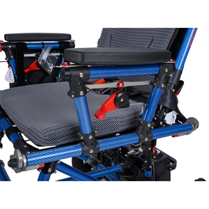 La silla de ruedas plegable de fibra de carbono que absorbe los golpes de alta calidad se puede utilizar <span class=keywords><strong>para</strong></span> viajes y transporte por personas discapacitadas - Product Image 4