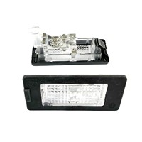 Lumière de plaque d'immatriculation 56D943021 compatible avec VW Passat Lavida Skoda Octavia Superb Yeti Fabia Touran, lampe de plaque d'immatriculation de voiture