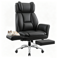 Sillas de Escritorio Ejecutivas 2026 con Reposabrazos Abatibles, Altura Ajustable, Reposacabezas y Respaldo Reclinable para Oficina en Casa y Juegos, Color Negro