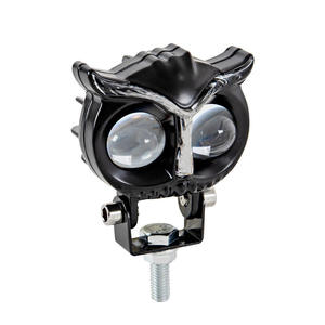 Faro LED RGB con Lente Intermitente Blanca y Ámbar para Motocicletas, 40W de Potencia, IP67, Luz Nocturna, Espejo Retrovisor, Panel Trasero Blanco - Product Image 1