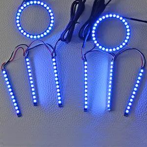 hot sale switchback rgb led angel eyes colors led halo rings for Mustang 15-17