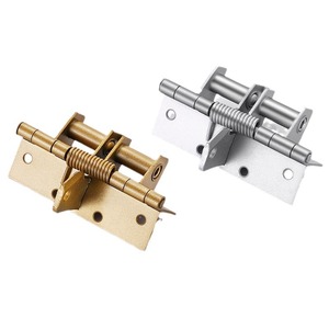 Bisagra de puerta oculta Yuezhi de 90 grados con resorte, de 4 pulgadas, con cierre automático y función de posicionamiento para puertas de madera - Product Image 1