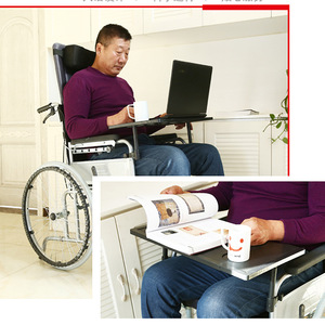 Fumeirui Wheelchair <b>Table</b> Tray <b>Plastic</b> Durable Home Use Manual Accessory Ly01 Made in Tianjin Custom Logo Option - Product Image 3