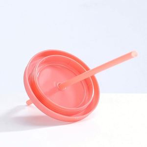 Vente en gros de gobelets en plastique à double paroi de 24 oz avec couvercle multicolore, gobelet personnalisé de couleur pastel avec logo pour cadeaux d'entreprise - Product Image 2
