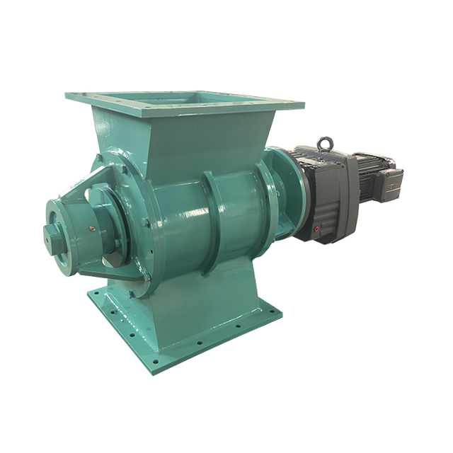 Electric Rotary Discharge Valve for High Temperature Bulk Cement Silo