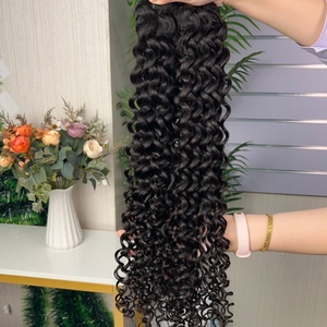 Hair Extensions Unprocessed Raw Hair Natural <b>Deep</b> <b>Wave</b> Bundle Virgin Human Hair Bundles - Product Image 5
