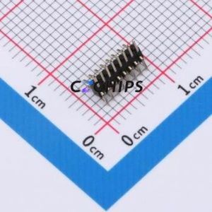 ZX-PZ1.0-2-8PWZ Pin Header SMD,P=1mm Connector ( Pin Structure: 2x8P )( Pitch: 1mm )( Row Spacing: 1mm ) - Product Image 2