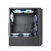 Gabinete de Computadora ZeroMaster ES280 RGB Full Tower, 8 Posiciones para Ventiladores de 120mm, Material Acrílico, Compatible con E-ATX/M-ATX/ITX Gaming 7