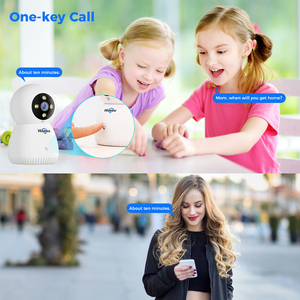 กล้องวงจรปิด Hiseeu 5MP พร้อมปุ่มโทร ระบบติดตามอัตโนมัติ มองเห็นในเวลากลางคืน กล้องวงจรปิดภายในบ้านแบบ PTZ รุ่น FH2C กล้อง PTZ FH2C สำหรับดูแลเด็ก - Product Image 4