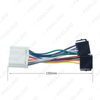 Adaptador de Cable para Conversión de Estéreo de Auto, de Mitsubishi a ISO, Arnés de Cableado para Radio CD, Cable para Unidades Principales Originales