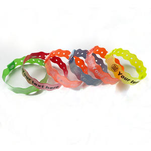 Customizable Soft PVC <strong>Wristbands</strong> Waterproof <strong>Vinyl</strong> ID Bracelets for Events, Parties, Festivals - Product Image 6