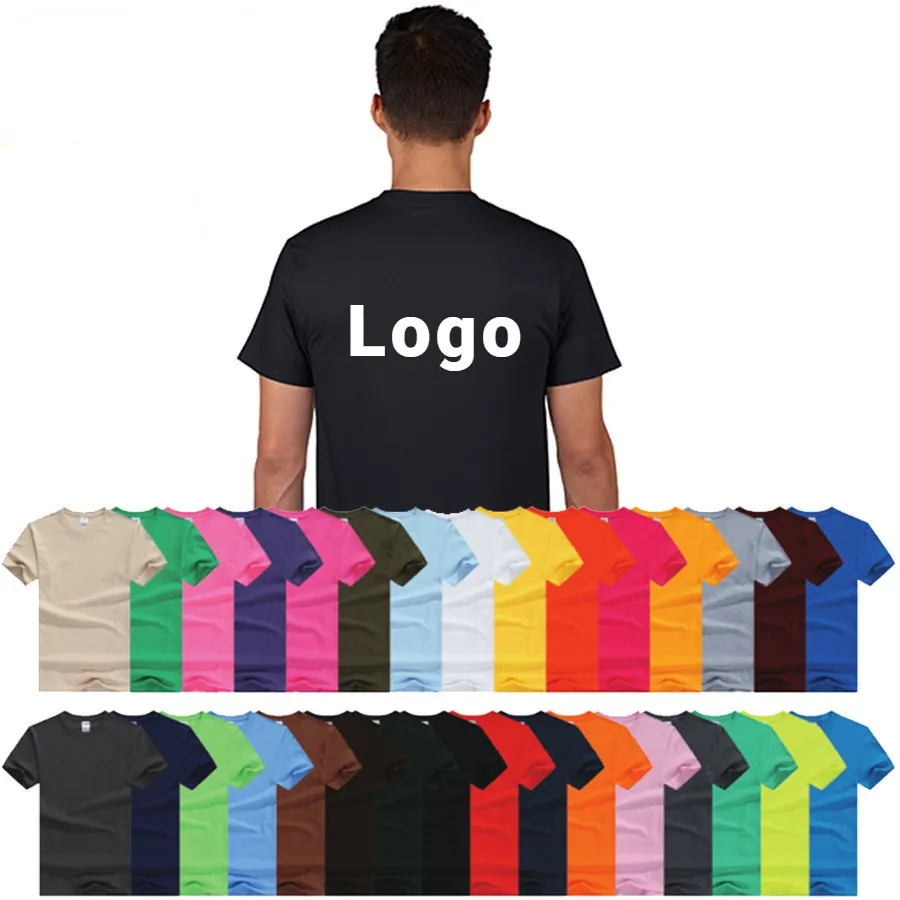 NADANBAO yüksek kaliteli düz renk kısa kollu boşlukları pamuk özel baskılı düz yuvarlak boyun T Shirt grafik T Shirt