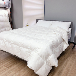2025 grand service de commande OEM couverture <span class=keywords><strong>en</strong></span> coton couette couette reine taille épaisse lits jumeaux couette personnalisée duvet d'oie 90% hiver - Product Image 2