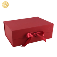 EN PACK coeur forme fenêtre transparente maman tasse tissu doux au toucher magnétique boîte-cadeau boîte en carton personnalisée pour l'emballage des cadeaux