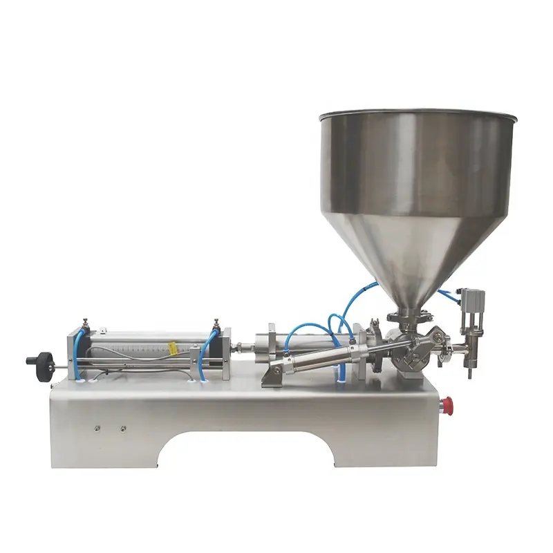 ماكينة الملء الهوائي لكريم ومعجون الكريم والشامبو برأسين شبه آلية G1WG