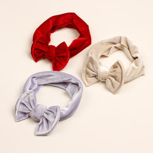 Del bambino del legame <span class=keywords><strong>con</strong></span> d'oro di velluto arco del legame dei capelli <span class=keywords><strong>con</strong></span> l'arco dei capelli per il capretto del bambino dei capelli accessori commercio all'ingrosso - Product Image 6