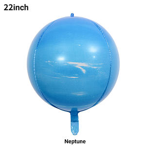 Ballon en aluminium de 22 pouces, série de huit planètes de l'espace, ciel étoilé stéréoscopique 4D, soleil, lune, Mars, Jupiter, pour la décoration de fête - Product Image 6