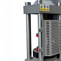 Machine d'essai de compression électrohydraulique DYE-2000 avec plateau de 240x240 mm pour l'essai de compression du béton en laboratoire de construction