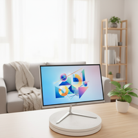 Yingtouch B215 White 22-Inch LED Computer Monitor with Glass Panel High Brightness 16:9 Aspect Ratio /VGA Interfaces