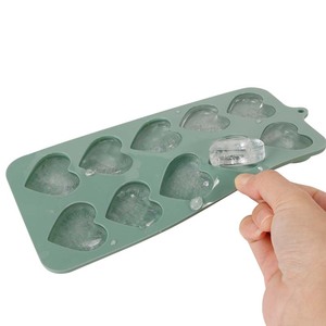Stampo per Biscotti di <span class=keywords><strong>San</strong></span> Valentino con 10 Cavità, Vassoi a Cubo, Griglia da 10ml, Stampo per Cioccolatini a Forma di Cuore - Product Image 4