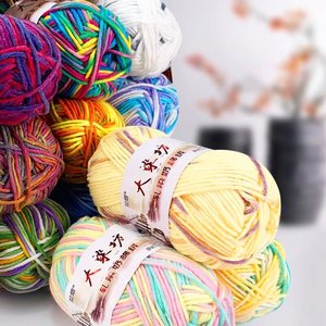 Fil à Coudre 100% Acrylique 4 Brins Multicolore OE Technics Anti-Boulochage Anti-Insectes Vente Directe Chaud Confortable pour la Couture en Gros - Product Image 4