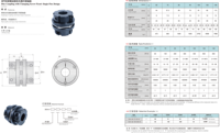 Accouplement flexible à double diaphragme étagé à structure disque magnétique en acier, fourni directement par le fabricant, pour machines