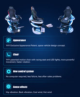 Equipo de Juego de Realidad Virtual para Interiores, Simulador Operado con Monedas, Silla VR, OEM ODM, Cine 9D VR Comercial con Efectos Sensoriales