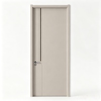 Puertas Interiores de Madera Polimérica Personalizables con Apertura Lateral, Decoración Moderna, Superficie Acabada, Bisagras para Puertas y Ventanas