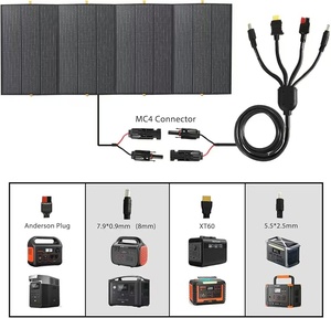 Panneau solaire pliable 400W, chargeur de panneau solaire pliable portable <span class=keywords><strong>pour</strong></span> l'extérieur 400W 300W Panneau solaire de camping - Product Image 6