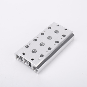 Collecteur en alliage d'aluminium 4V200 avec base de vanne solénoïde 100M 200M 300M Bobine de vanne solénoïde pneumatique Vitesse du moteur 2000 tr/min - Product Image 5