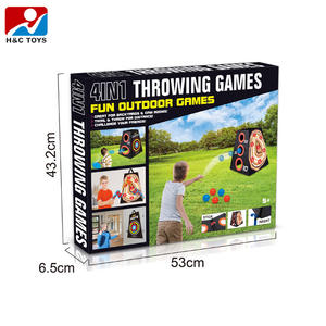 ชุดเกมโยนสำหรับเด็กสี่ฟั<span class=keywords><strong>ง</strong></span>ก์ชันในตัวเดียวสำหรับการกำหนดค่าที่สมบูรณ์แบบสี่เกมขว้างปาที่แตกต่างกัน - Product Image 6