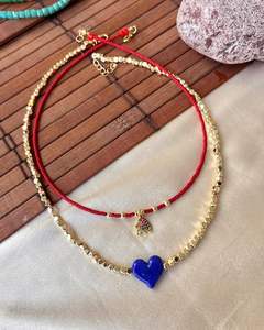 Di alta qualità impermeabile ematite color dopamina cuore con perline a foro dritto Chocker collana girocollo per gioielli raffinati da donna - Product Image 5