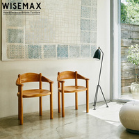 WISEMAX FURNITURE Nouveauté, style nordique, meubles pour la maison, chaise design haut de gamme, chaise de salle à manger en bois massif, fauteuil pour appartement