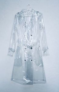 Vestido Impermeable y Cortavientos de Vinilo Transparente, Tela Transparente de TPU EVA - Product Image 3