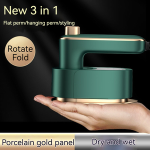 Défroisseur Vapeur Portable 3-en-1 pour la Maison et les Voyages, Fer à Repasser Électrique Pliable à Main pour Vêtements, Utilisation Horizontale ou Verticale - Product Image 3
