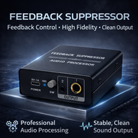 Suppresseur de rétroaction audio professionnel, processeur audio DSP, processeur anti-réflexions pour microphone, pour karaoké, sonorisation en direct, système PA