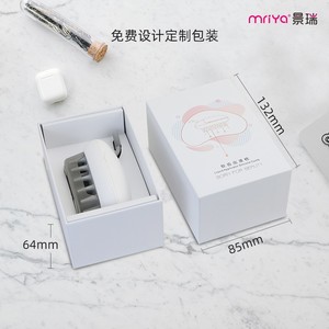 Mriya Scalp Medication Applicator Soft Tooth Massage Comb White 105mmx61mm For Hair Care And Loss Prevention - Product Image 3