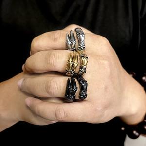 แหวนทรงค้อนธอร์วินเทจทำจากสแตนเลสสตีลของผู้ชายทำจากอัลลอยด์ - Product Image 6