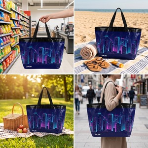 Sac de courses en PP tissé robuste avec fond renforcé <span class=keywords><strong>pour</strong></span> utilisation en chariot de courses à charge lourde - Product Image 2