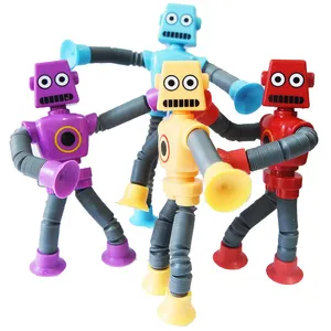 Creative Wire Robot Twisted Deformed Fidgets Toys Ever-Changing Doll Fun Decompression Tricky Children Toy Christmas Gift