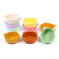 Bol en silicone personnalisé pour bébé, bol d'apprentissage pour tout-petits, OEM ODM ACC-001