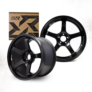 ล้อแม็กซ์อลูมิเนียมอัลลอย 3R ขนาด 17x7.5 นิ้ว สีดำเงา ลายหลายก้าน สำหรับรถยนต์ JDM ADVAN GT 5H100 ET38 03250-V3 ผลิตในมาเลเซีย - Product Image 3