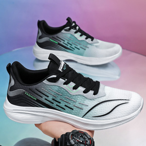 Zapatillas deportivas casuales ultraligeras para hombre, con absorción de impactos, transpirables, de malla, antiolor, para correr. - Product Image 4