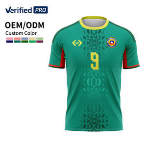 Maillot de football personnalisé Coupe d'Afrique 2026 Sénégal, haute qualité, pour joueurs et supporters, en polyester, approvisionnement direct usine - Product Image 1