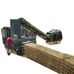 newspaper scrap baler waste plastic pressing machine plastic bottle baler machine