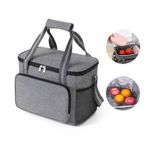 Sac isotherme portable grande capacité à bandoulière pour pique-nique en extérieur, boîte à bière étanche en PEVA pour adultes - Product Image 1